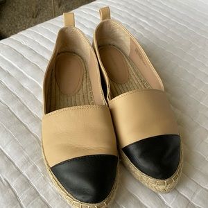 Leather Espadrille Loafer